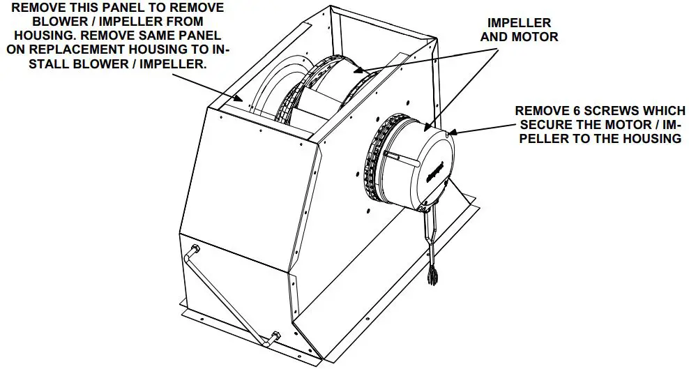 Lennox-Commercial-HVAC-Blower-Housing-Replacement-Kit-fig 4