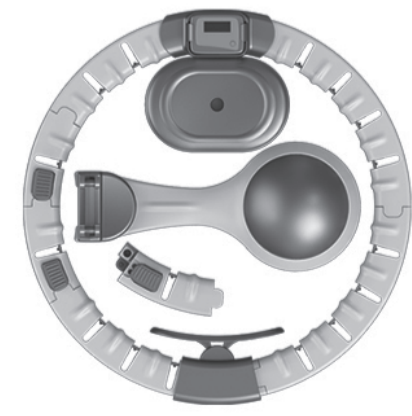Fitness Hula Hoop for Training Abdominal and Back Muscles