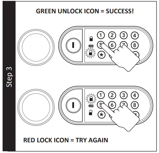 Sanctuary SA-PV2M Home and Office Security Vaults - GREEN UNLOCK ICON
