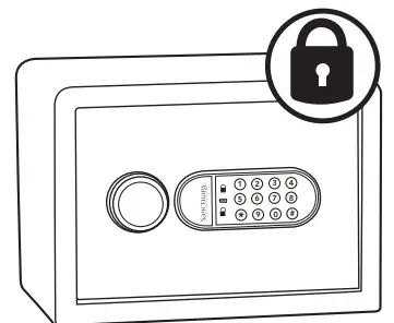 Sanctuary SA-PV2M Home and Office Security Vaults - SILENT ENTRY MODE