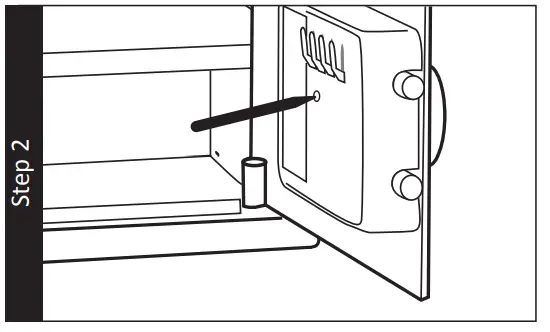 Sanctuary SA-PV2M Home and Office Security Vaults - restart button