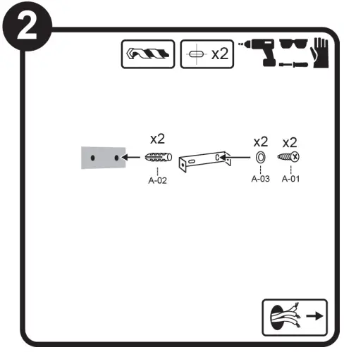 tecnolite 60FTL3434MV Arbotante Cristal Exterior Light - fig 2
