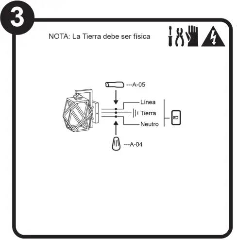 tecnolite 60FTL3434MV Arbotante Cristal Exterior Light - fig 3