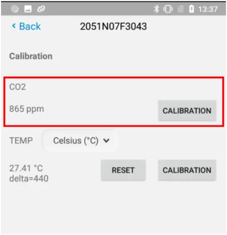 UNO IAQ App Indoor Air Quality Monitor Engineer Mode - CO2