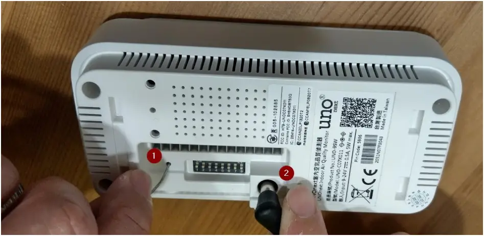 UNO IAQ App Indoor Air Quality Monitor Engineer Mode - Recovery Mode