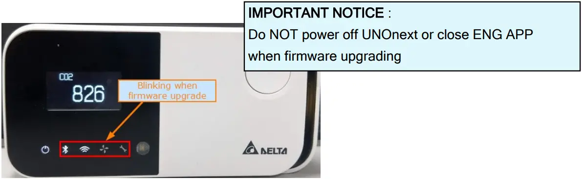 UNO IAQ App Indoor Air Quality Monitor Engineer Mode - Sensor 2