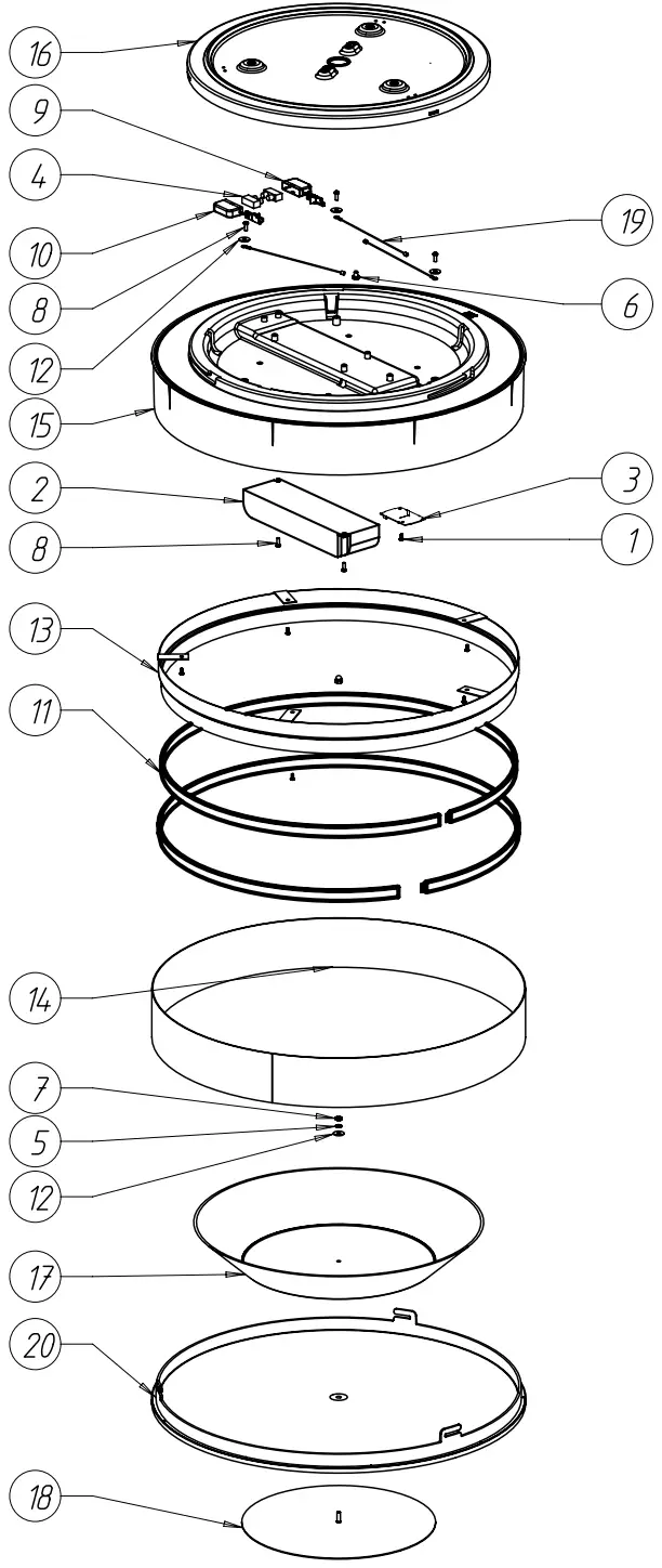 PHILIPS Hue Xamento White LED Light - fig 1