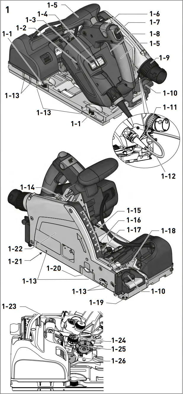 FESTOOL TSV 60 - Fig. 1