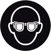 Wear protective goggles Symbol