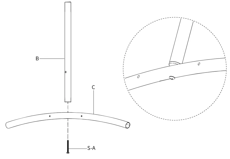 V I V O PP-RD-069B Pop-up Cloth Room Divider 4