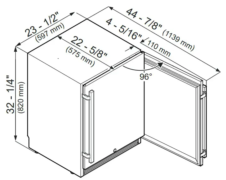 LIEBHERR RO 510 Outdoor Cooler - assembly 23