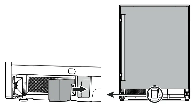 LIEBHERR RO 510 Outdoor Cooler - assembly 27