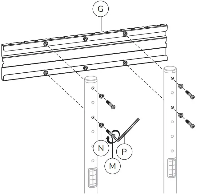 Installation the feet