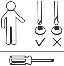 Installation the feet