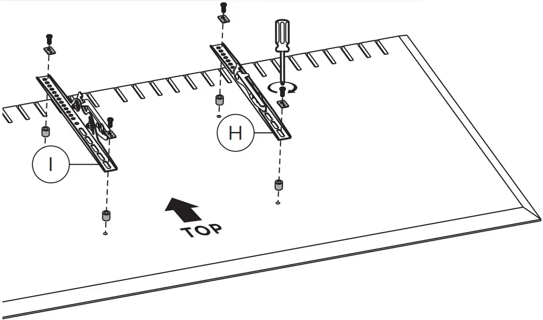 Installation the feet