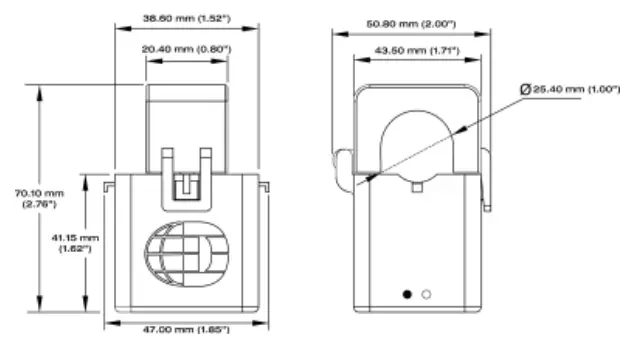 DENT INSTRUMENTS CT HMC 0100 U High Performance Midi Hinged Current - Parts