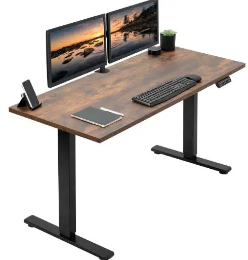 V-I-V-O-DESK-TOP55B-S 55-Inch-x-24-Inch-Electric-Desk-with-Square-Corner-Top-product-image