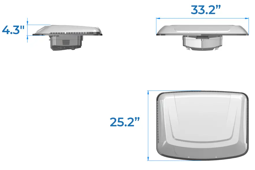 Fresair S8 Roof Air Cooler External Water Tank - fig11