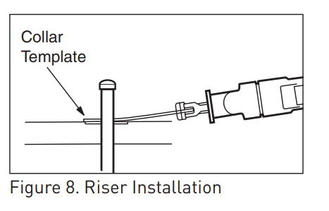 Jandy T0073500 6 Port Valve In Floor Cleaning System - Riser