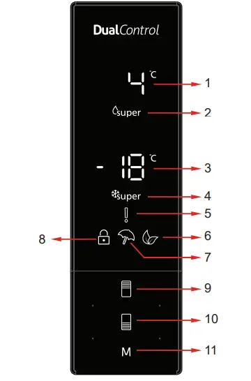 Home Appliances SJ-BA20IEXAC-EU Fridge Freezers - panel
