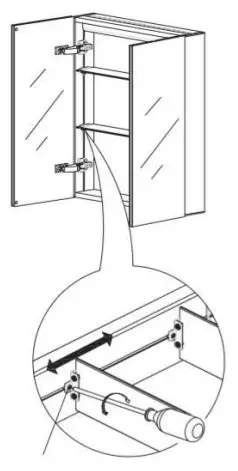 better bathrooms BeBa_27589 Mirrored Bathroom Cabinet with Lights - fig 7