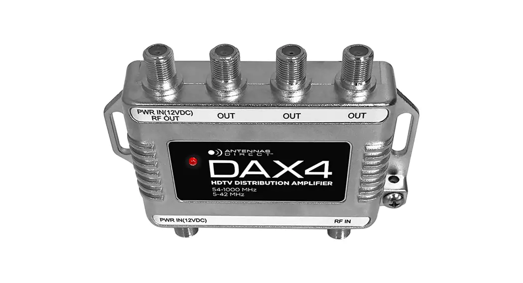 Antennas Direct Dax4 Dax 4k-8k-ready Tv Antenna Distribution Amplifier Instruction Manual