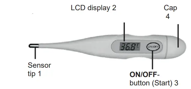 medisana-0297-FTC-Digital-Thermometer-fig 1