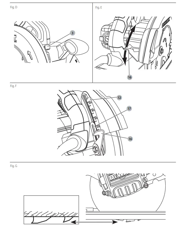 DEWALT DWE550 165mm Compact Circular Saw - Parts 2