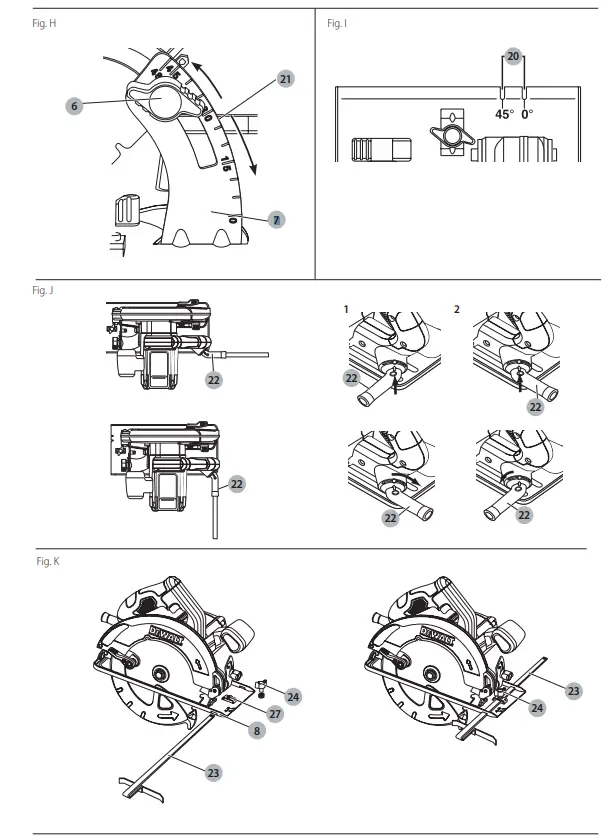 DEWALT DWE550 165mm Compact Circular Saw - Parts 3