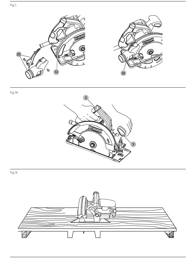 DEWALT DWE550 165mm Compact Circular Saw - Parts 4