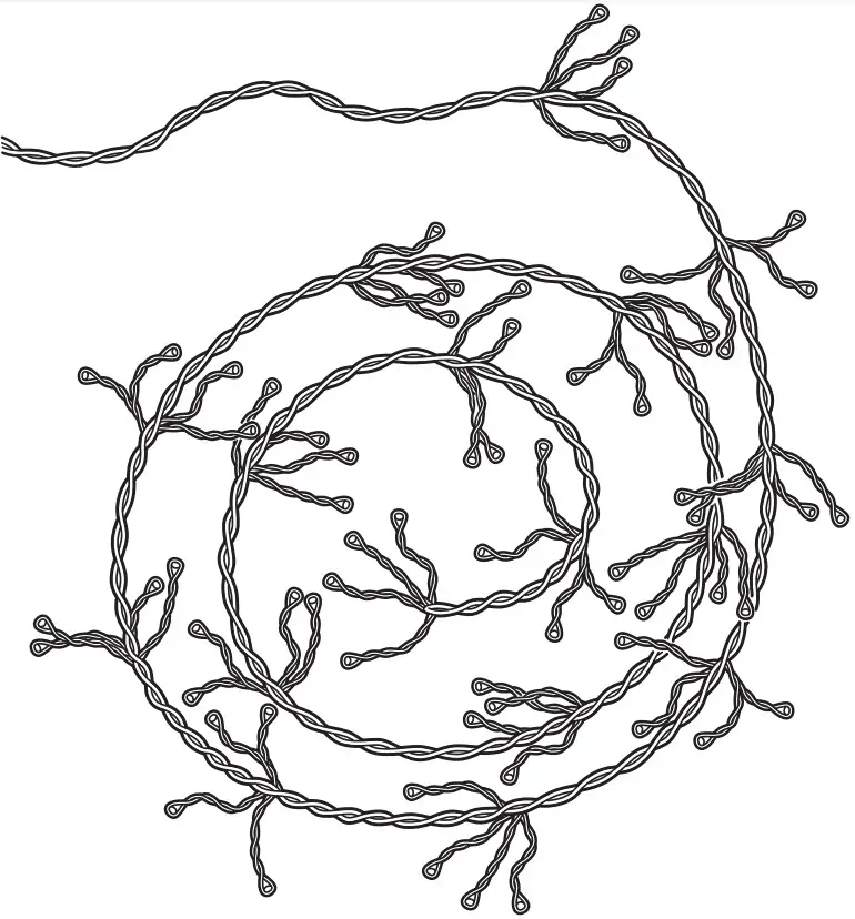 IKEA STRALA LED Lighting Chain with 200 Lights