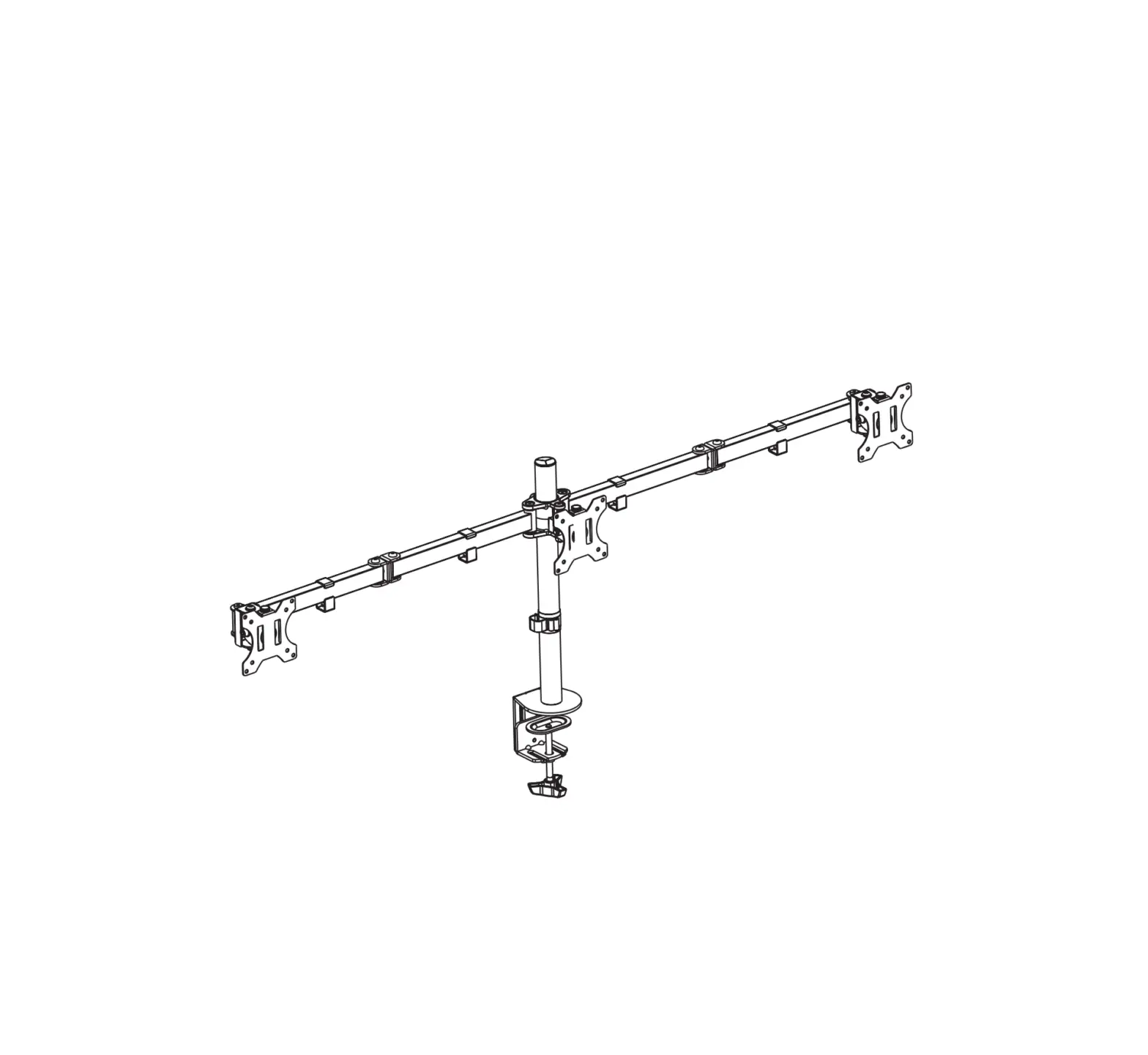 V I V O Stand-v003y Triple Monitor Desk Mount Instruction Manual
