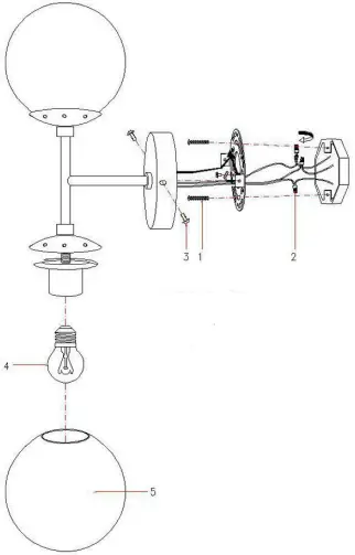 EDISLIVE Fragoso 18.9 Inch 2-Light Gold Clear Glass Bathroom Vanity Light