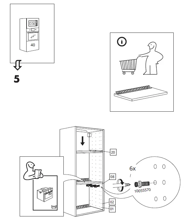 IKEA-VÄRMD-Microwave-Oven-Black-FIG-41