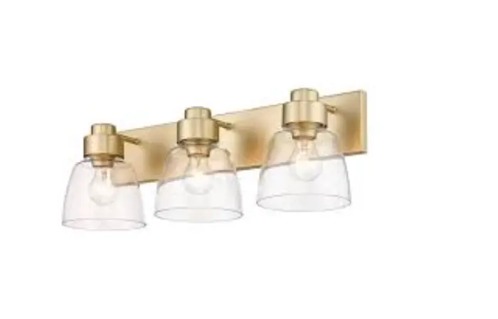 Golden Lighting 3610-ba3 Daphne 3-light Brushed Champagne Bronze Bath Vanity Instruction Manual