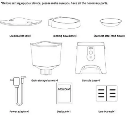 Lifetail Smart Pet Feeder -accessories