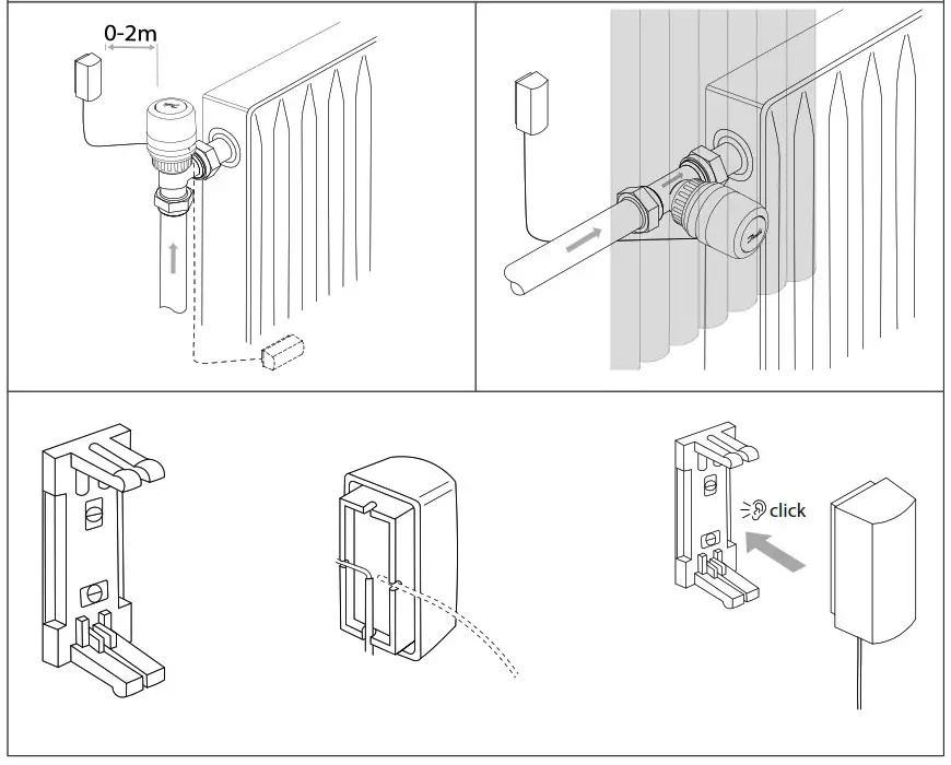 Danfoss 013G1232 Aveo Tamperproof Remote Sensor - Remote sensor