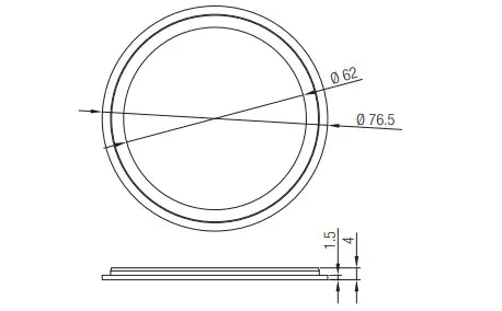 HYTRONIK HBIR29 2CH PIR Standalone Motion Sensor - dimension