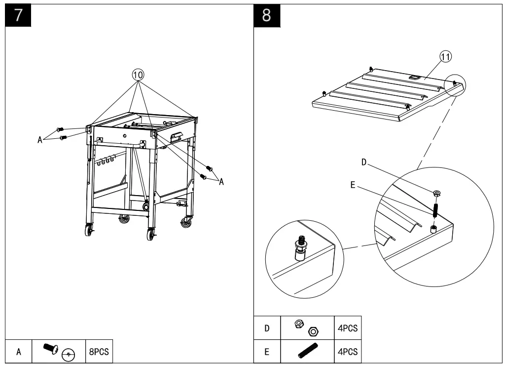 Livoo DOC278 Plancha Gaz Station 4 Burners - body as shown