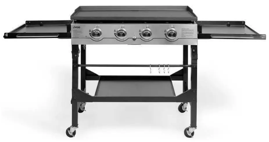 Livoo DOC278 Plancha Gaz Station 4 Burners - fig 2
