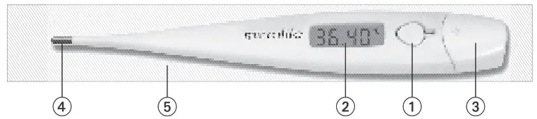 microlife MT 16C2 Medical Thermometer - overview 1