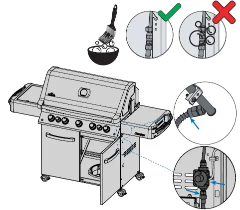 NAPOLEON P665 Gas Grill 06