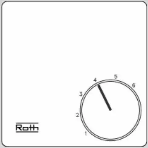 Roth Basicline H 230V Room Thermostat -