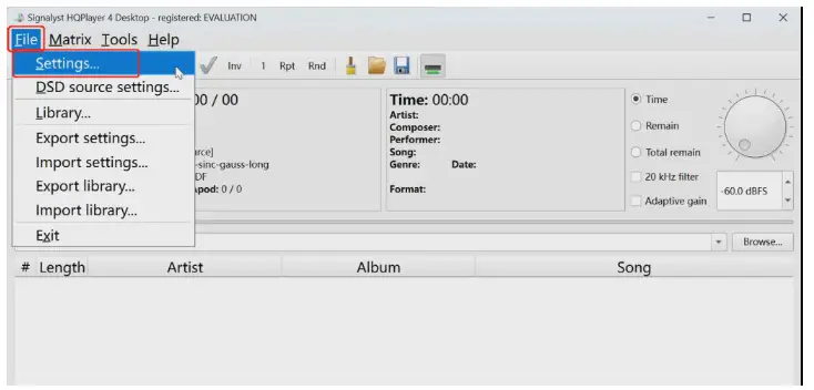 ignalyst Z1 Plus HQ Player NAA Desktop - HQ Player7