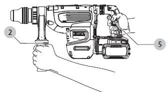DEWALT-DCH735-Heavy-Duty-Cordless-SDS-Max-Combination-Hammer- (5)
