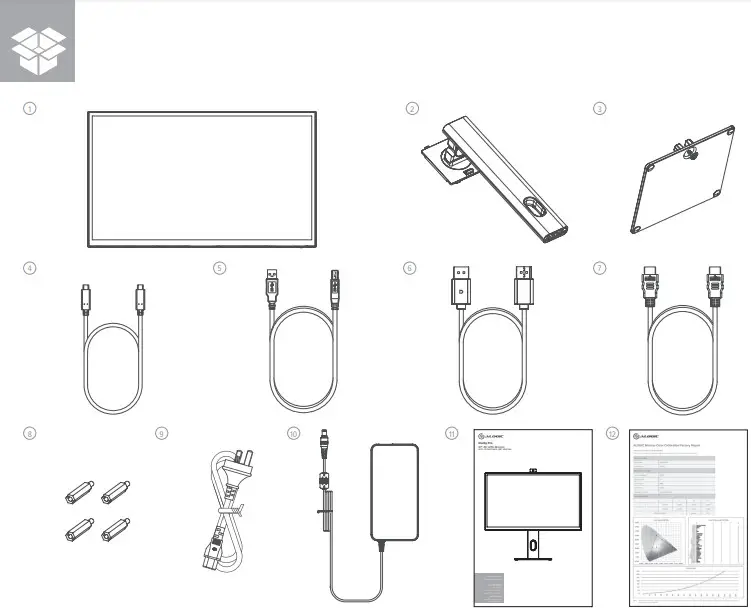ALOGIC Clarity Pro, Clarity Pro Touch 27 Inch 4K UHD Monitor - Parts 3