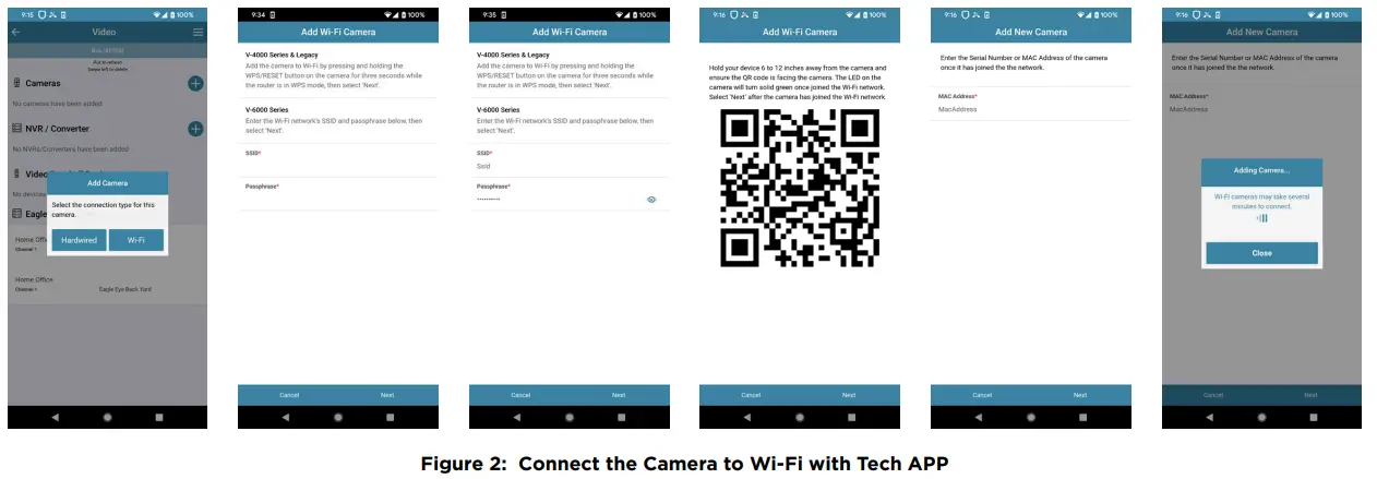 DMP V 6022WC Wireless Cube Camera - Tech APP
