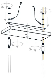 QUOIZEL SYA536BN Syrah 5-Light Matte Black Chandelier Island Light B5b