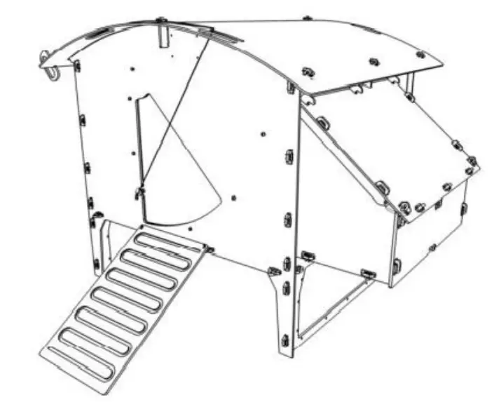 NESTERA Chicken Lodge Large