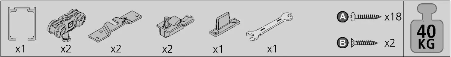 SLID-UP-SU-11001-Sliding-Door-Fitting-2-x-155-cm-fig-1